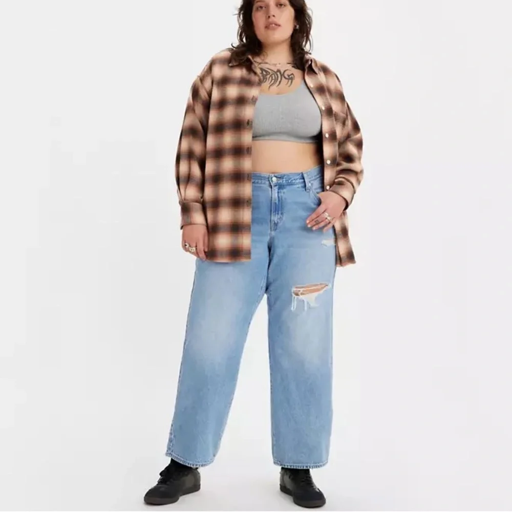 Levis Baggy Dad Jean Blue size 14W - Picture 3 of 15